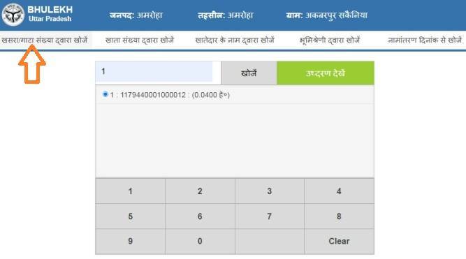 भूलेख खतौनी उत्तर प्रदेश